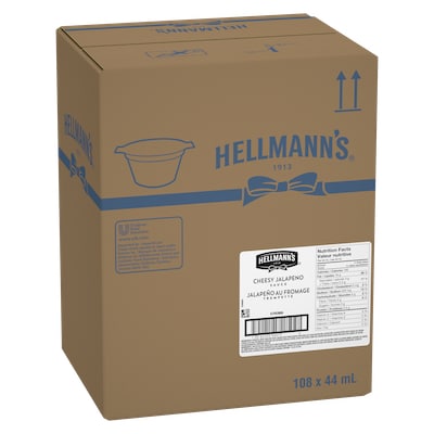Hellmann's® Cheesy Jalapeño Sauce Dip Cup 108 x 44 ml - 